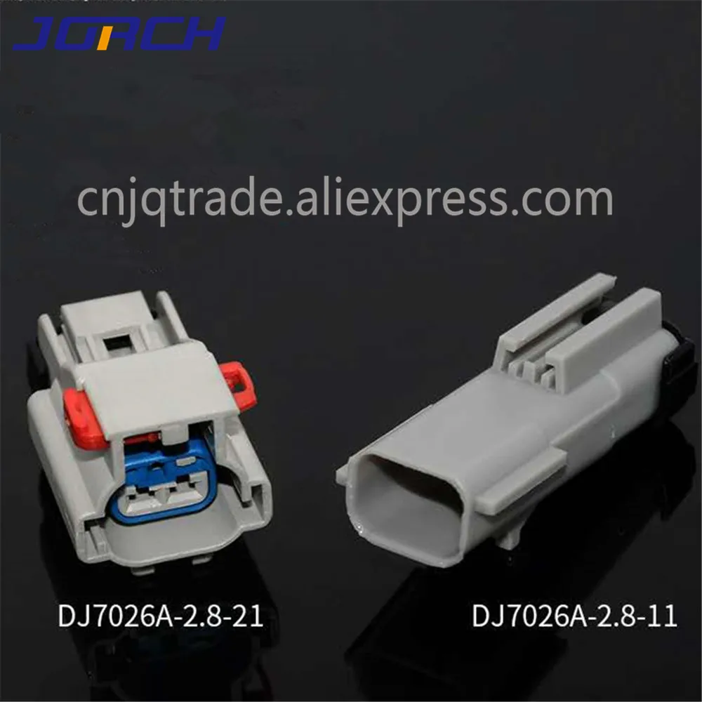 5sets 2pin FCI 2pin Dehphi Chrysler Headlight plug Electric male female automotive connector 54200210 54200206