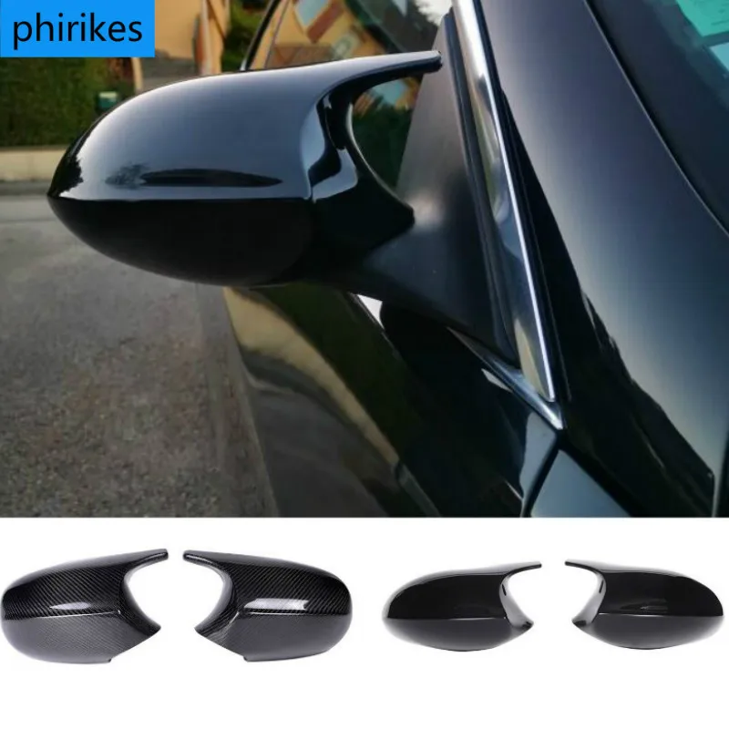 Side Rearview Mirror Cap Wing Mirror Cover Fit For BMW E90 E91 2005-2011 E92 E93 2006-2013 E81 E82 E88 E87 E88 Car Accessories