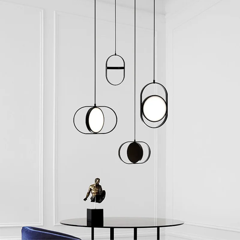 

Nordic Led Pendant Lamp Hardware Bedside Interior Design Home Pendant Light 4 Style Single Head Restaurant Bedroom Hanging Lamp