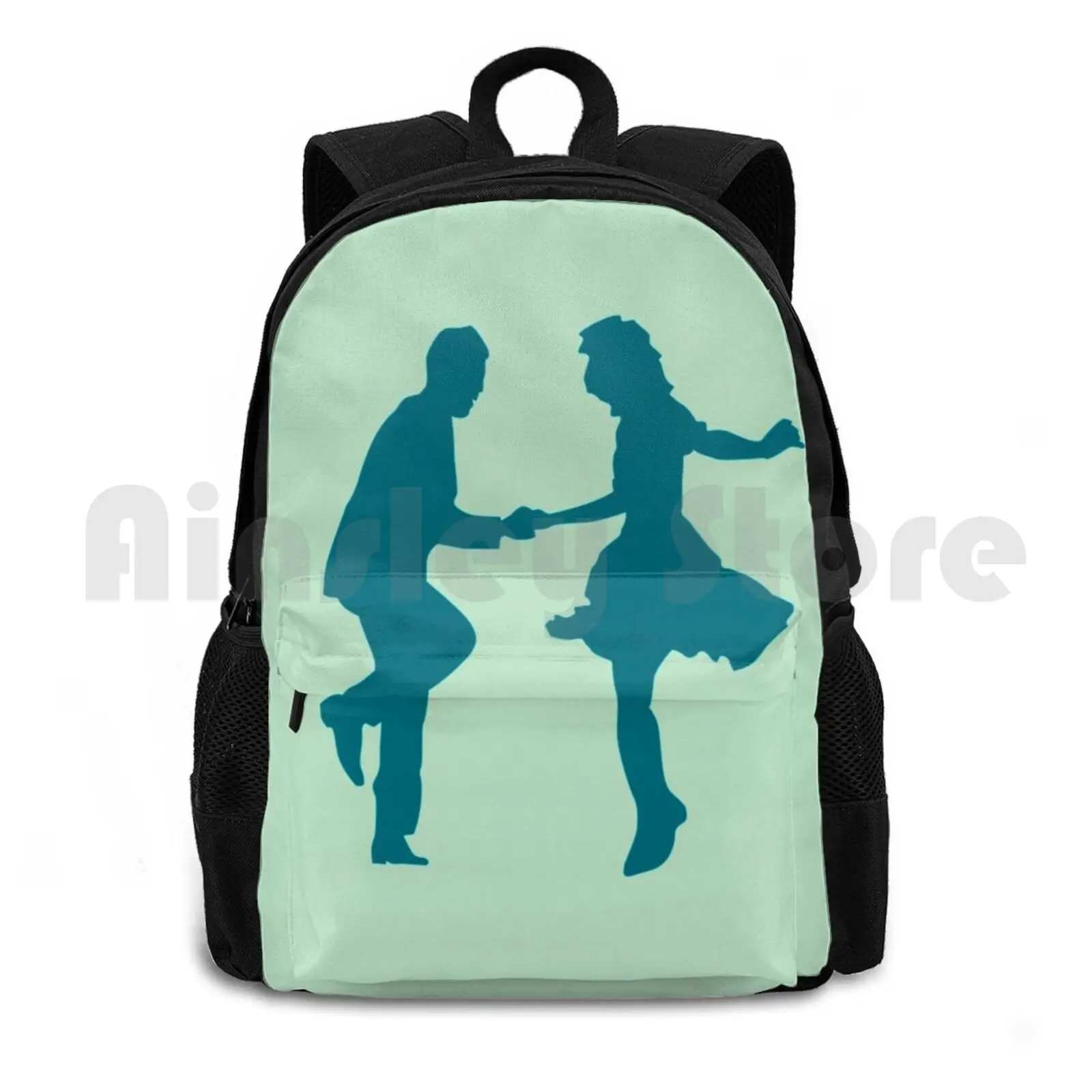 Hop Silhouette Outdoor Hiking Backpack Riding Climbing Sports Bag Dance Dancing Swing Swing Dancing Hop Balboa 8 Count Jazz