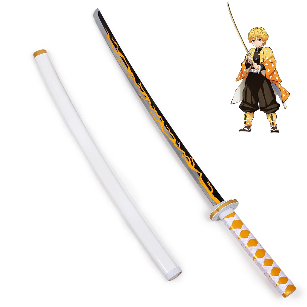 

Agatsuma Zenitsu Prop Cosplay Replica Sword with Sheath Demon Slayer Kimetsu no Yaiba Ver 1