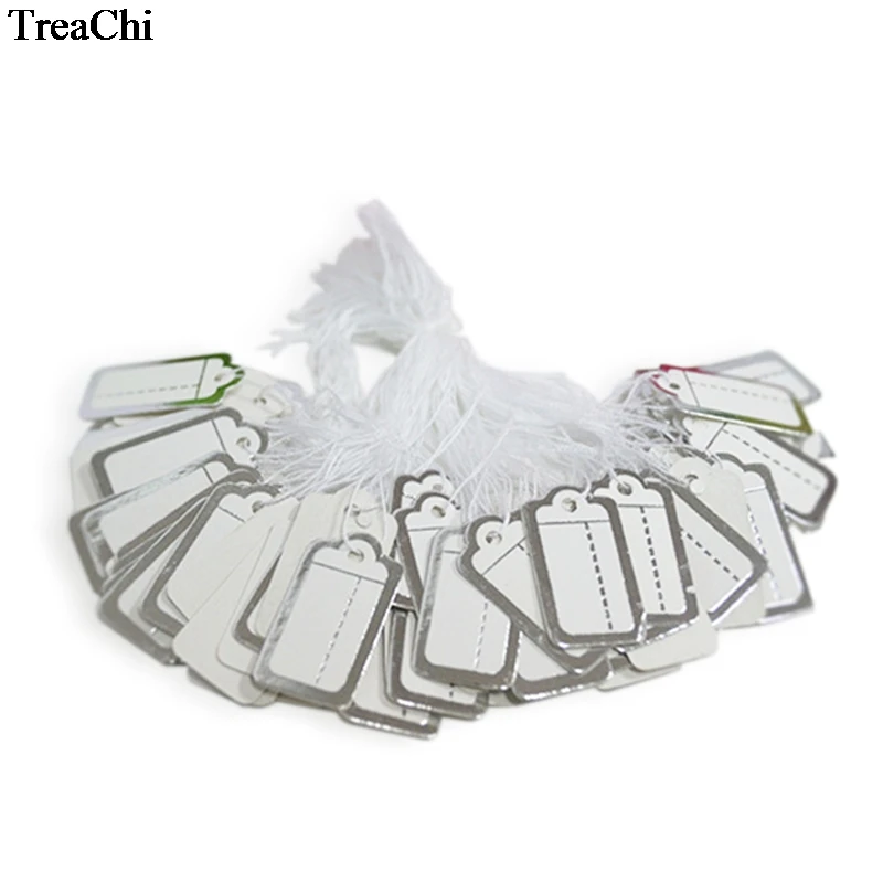 Retail Paper Jewelry Strung Tag Merchandise Clothing Jewelry Accessories Price Tag S G Convenient Strung Price Label