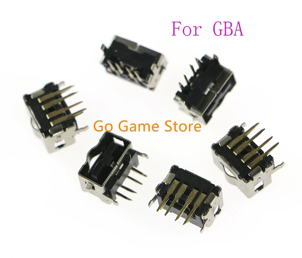 

50pcs/lot For GBA original power Jack Socket Charger Dock Port Connector charging socket