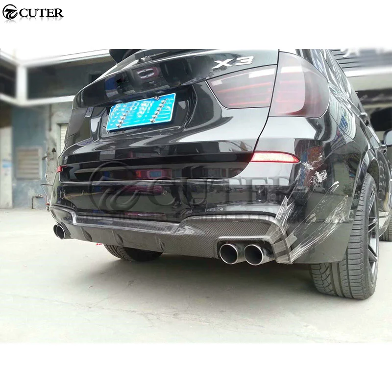 F25 X3 M-TECH Carbon Fiber Front Bumper Lip Spoiler Rear Diffuser for Bmw F25 X3 M-tech Bumper 13-16 - Image 3