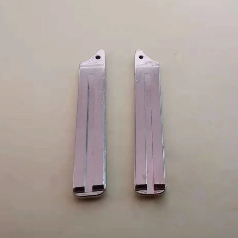 NO.113 # Asli Pengganti Remote Kunci Blade Mobil Kosong untuk Toyota Remote Kunci (Tahun 2014) tengah Alur