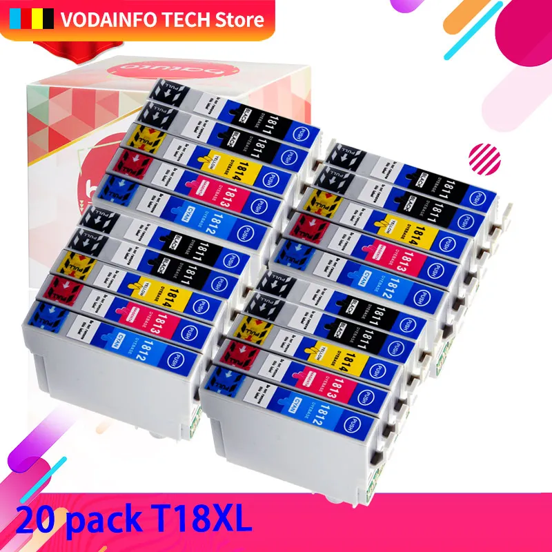 QSYRAINBOW compatible ink cartridge 1811 T 1811 for Epson xp-325 xp-405 XP-405 XP-215 - XP-412 XP-315 xp XP-212 printer