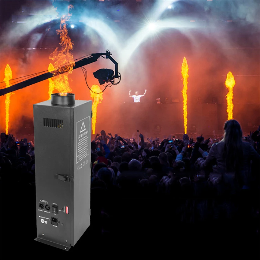 

MK-E01 Four-corner Flame Machine Stage Effect Spray Fire Machine Wedding Performance Bar Stage Special Effects Equipment 200W