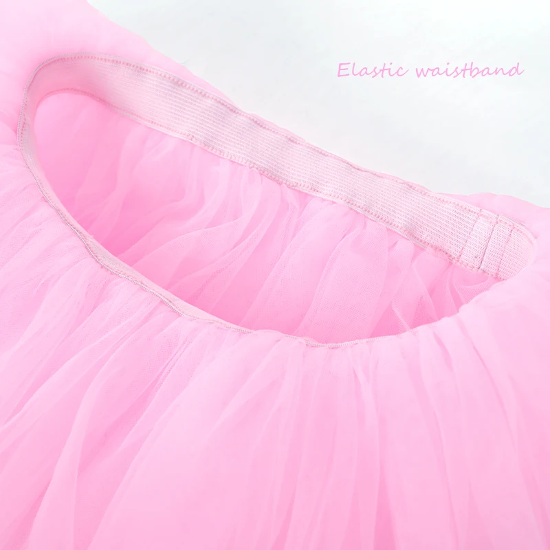 Saia de tutu infantil, vestido curto de bailarina bufante, roupa para performance em palco, bailarina, branco rosa, fada