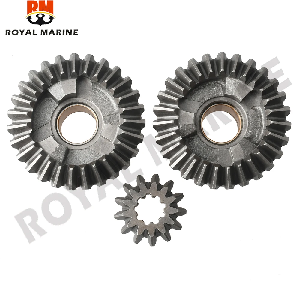 Gear Set For Yamaha Outboard Motor 2T 4HP 5HP With Forward Gear 6E0-45560 Reverse 6E0-45570 Pinon 6E0-45551 6E0-45551-00 6E3