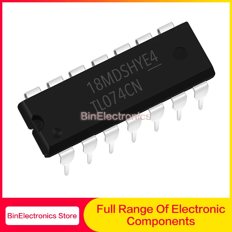 10PCS-25PCS TL074CN DIP14 TL074 DIP 074CN DIP TL064CN TL084CN TL074 TL064 DIP-14 Low Power Operational Amplifier