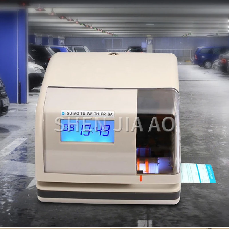 DT-01 Time Printer Parking Hotel Time Printer Commercial Timing Printer Company Sign-in Machine Multi-Function Printer With LED