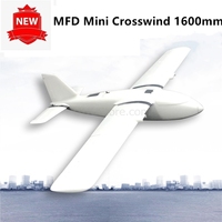 New MFD Mini Crosswind 1600mm Wing FPV Plane Kit Fixed wing UAV RC Airplane EPO Model Aircraft diy toys