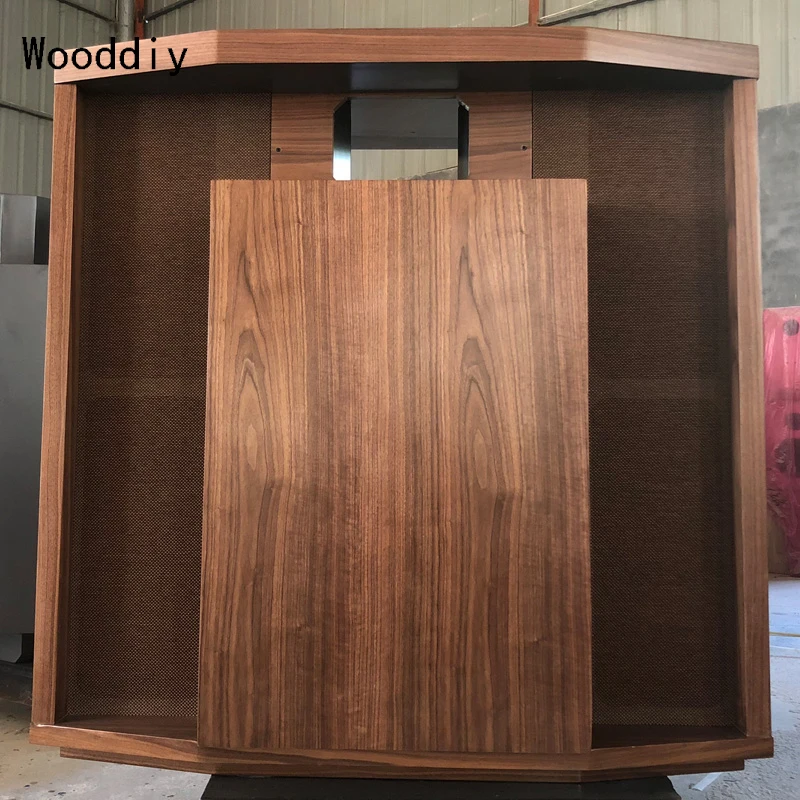 Wooddiy 15 Inch Two-way Horn System Hifi Speaker Empty Cabinet  JBL Hartsfield Clone Birth Plywood One Pair Shell