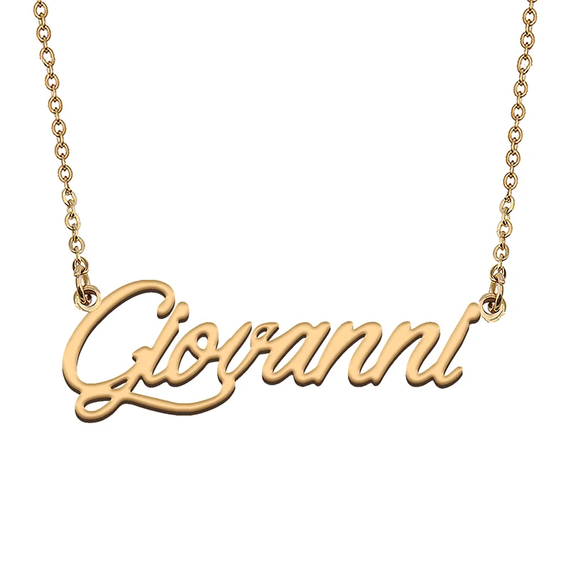 

Giovanni Custom Name Necklace Customized Pendant Choker Personalized Jewelry Gift for Women Girls Friend Christmas Present