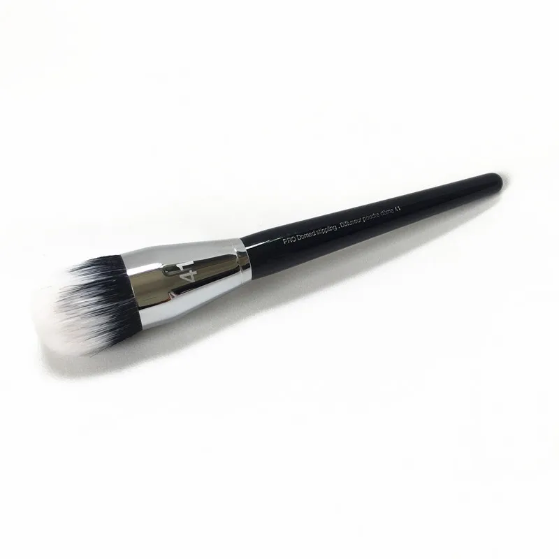 Pro Large Domed Stippling Makeup Brush #41 - Dual Fiber Powder Liquid Cream Foundation Cosmetics Beauty Tools