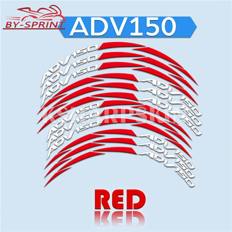 

NEW Wheel Rim Sticker For Honda ADV150 ADV 150 Motorcycle Stripe Reflective Waterproof Decals Stickers adv150