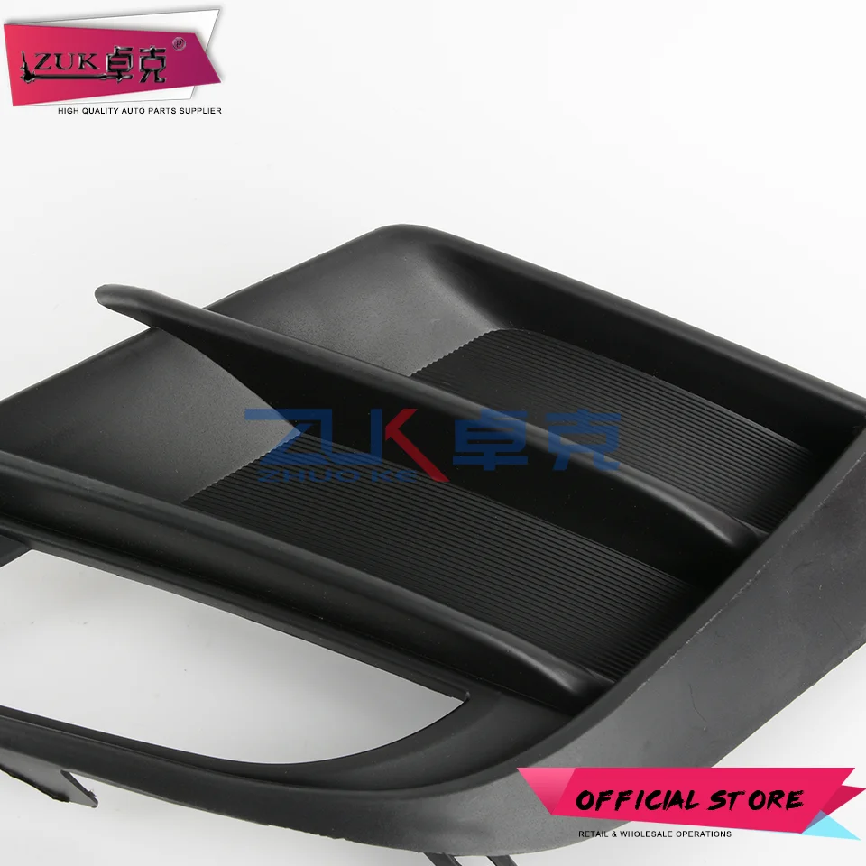 ZUK 2PCS Front Bumper Fog Light Anti-Fog Lamp Cover For Mazda 3 Neo 2009 2010 2011 2012 2013 M3 BL Foglight Foglamp Garnish Trim