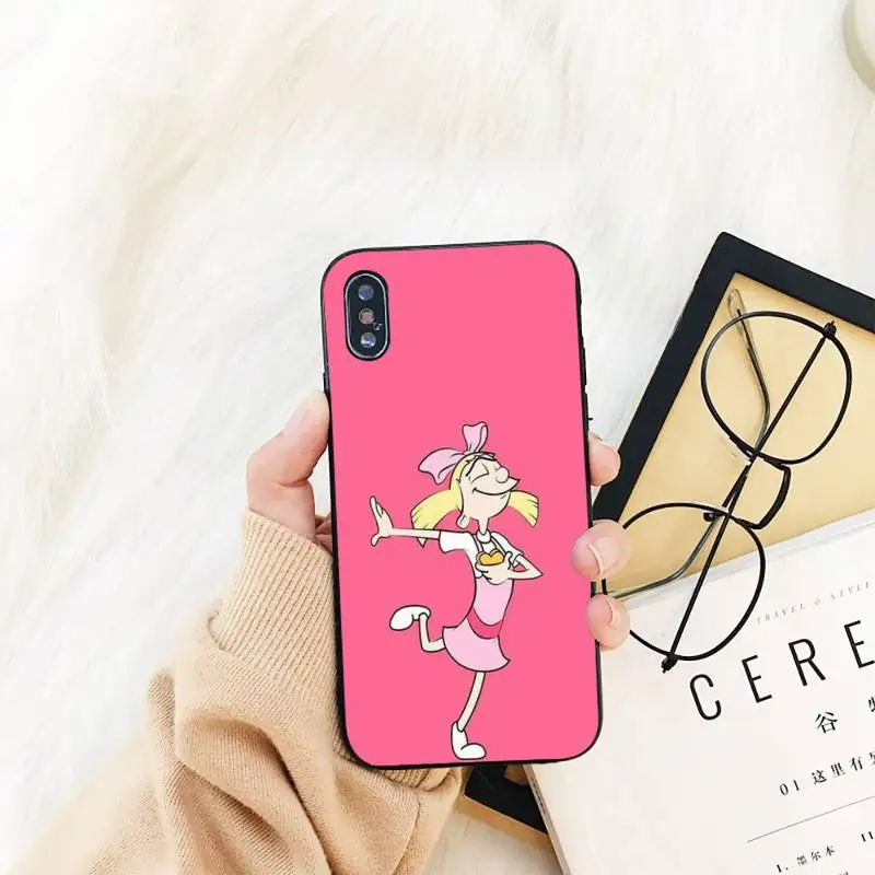 Hey Arnold Helga Luxury Unique Phone Cover For iphone 13 11 8 7 6 6S Plus X XS MAX 5 5S se 2020 11 12pro max iphone xr case