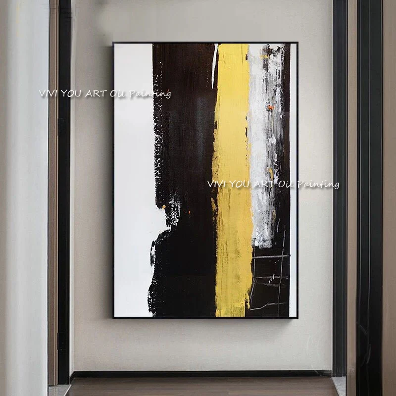 

Modern Abstract painting decor wall painting large vertical modern home decoration 100% handmade oil painting on canvas