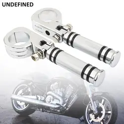 Highway Foot Pegs Mount Clamps 32mm Engine Crash Bar 1 1/4