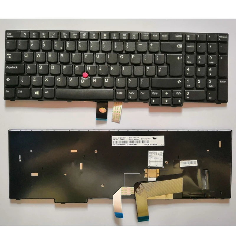 US/FR/GR/IT/RU/SP/TR/UK/BR NEW Laptop Keyboard for Lenovo Thinkpad E570 E575 E570C