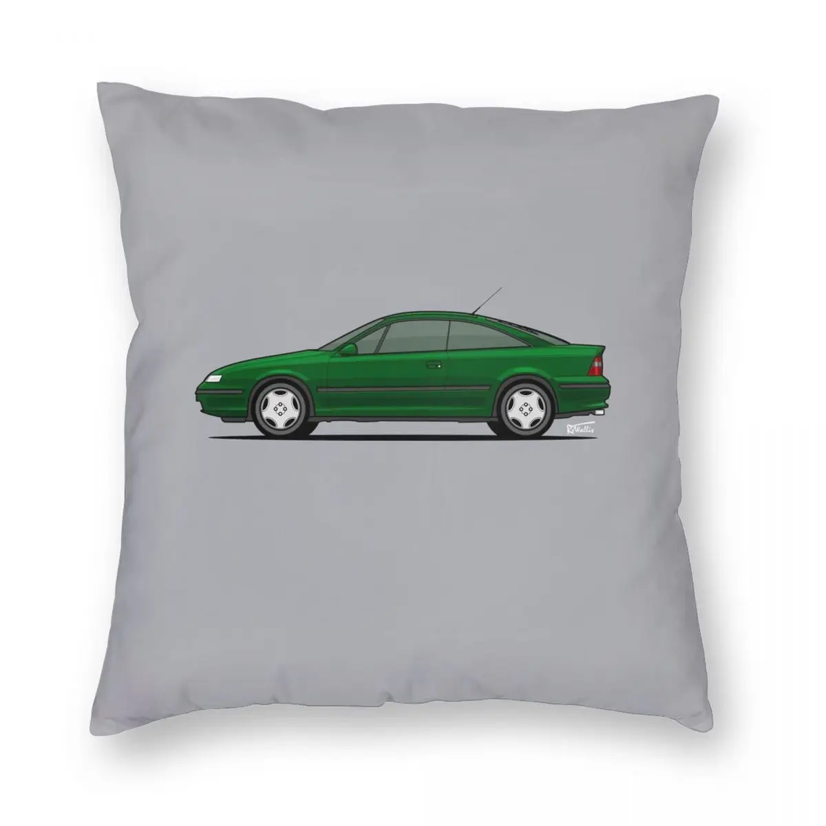 Opel Vauxhall Calibra Coupe Single Square Pillowcase Polyester Linen Velvet Creative Decor Throw Pillow Case Home Cushion Cover