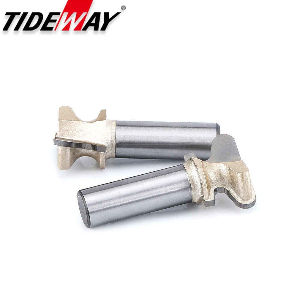 Tideway Professional Grade Arc Nail Drawer Pull Router Bit Door Handle Slotting Milling Cutter Woodworking Grooving CNC Bits