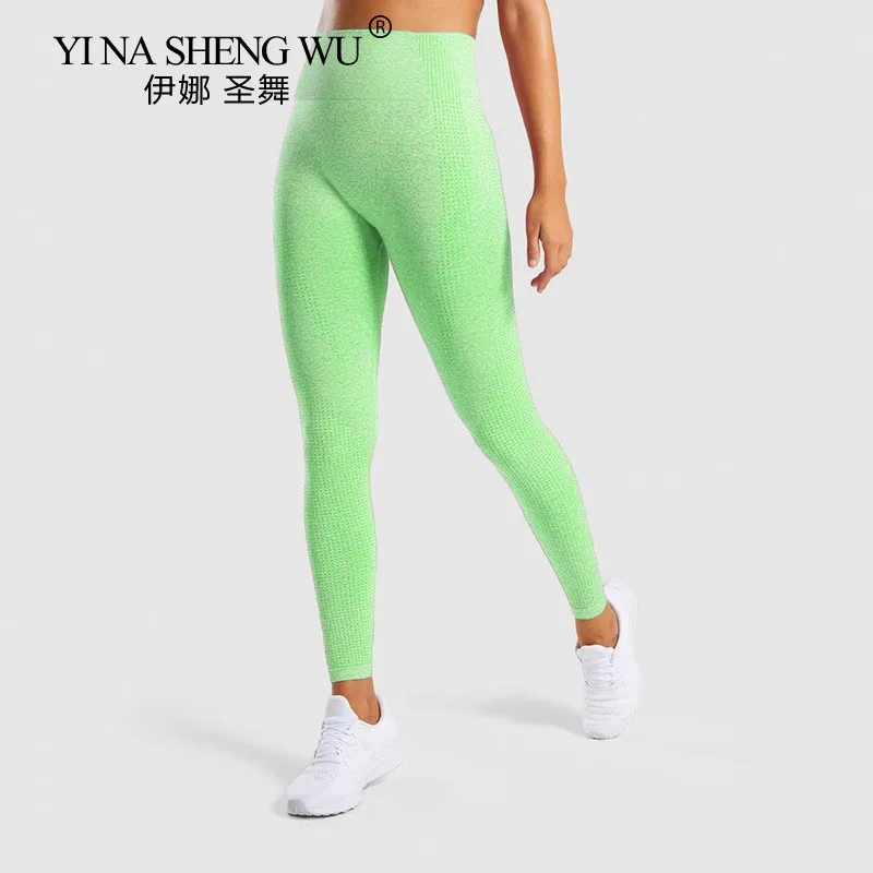 Bezszwowe legginsy z wysokim stanem Push Up Legginsy sportowe Kobiety Fitness Bieganie Joga Spodnie energetyczne Elastyczne spodnie Spodnie