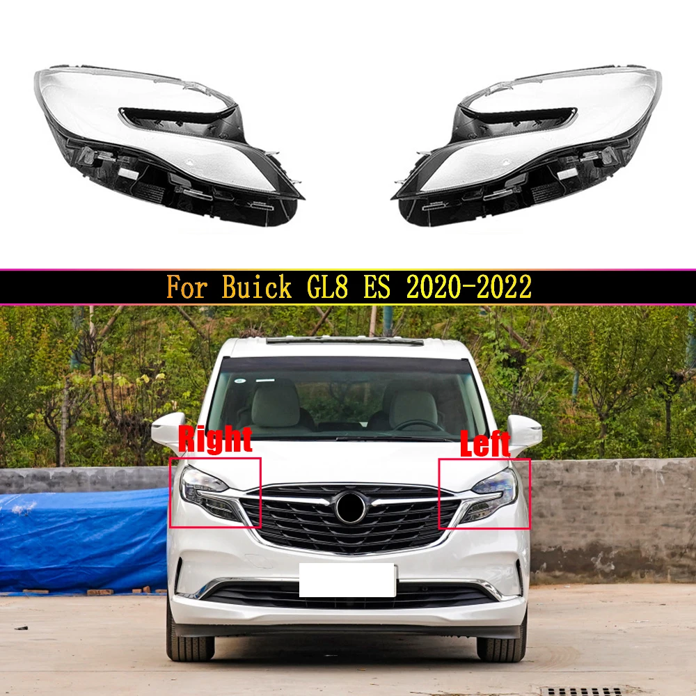 

For Buick GL8 ES 2020 2021 2022 Headlamp Cover Transparent Lens Headlight Shell Replace Original Lampshade Plexiglass