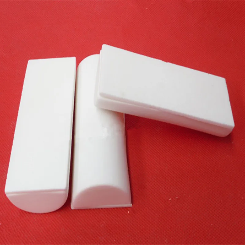 

Alumina Corundum crucible/ 100x40x25mm/ 100x40x20mm/Semicircle corundum crucible with lid/ Al2O3 ceramic crucible