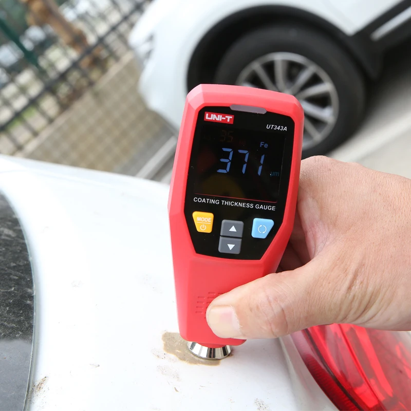 UNI-T UT343A Iron matrix/non-ferrous matrix composite coating thickness gauge/automobile paint film gauge paint thickness gauge