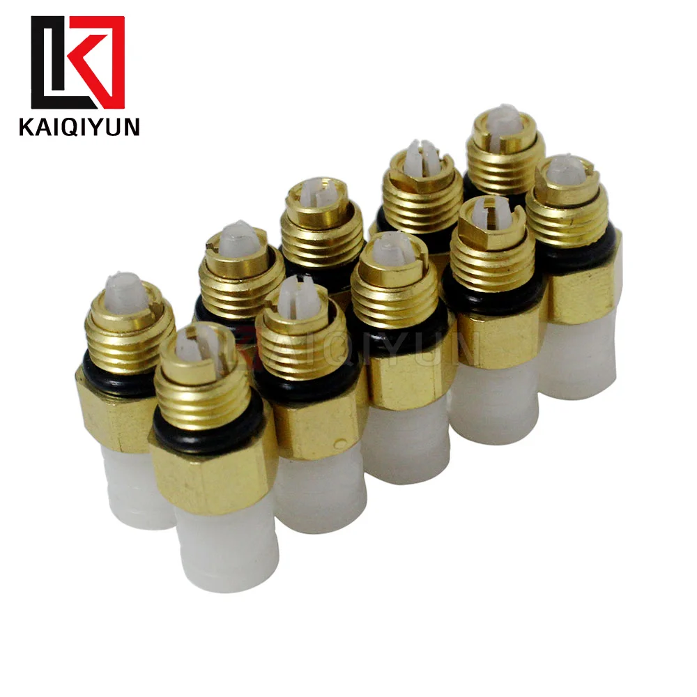 10Pcs Air Suspension Repair Kit Air Valve M8x1 For Mercedes Benz W251 W164 W212 W211 W220 W221 Air Connector Tube Brass Fittings