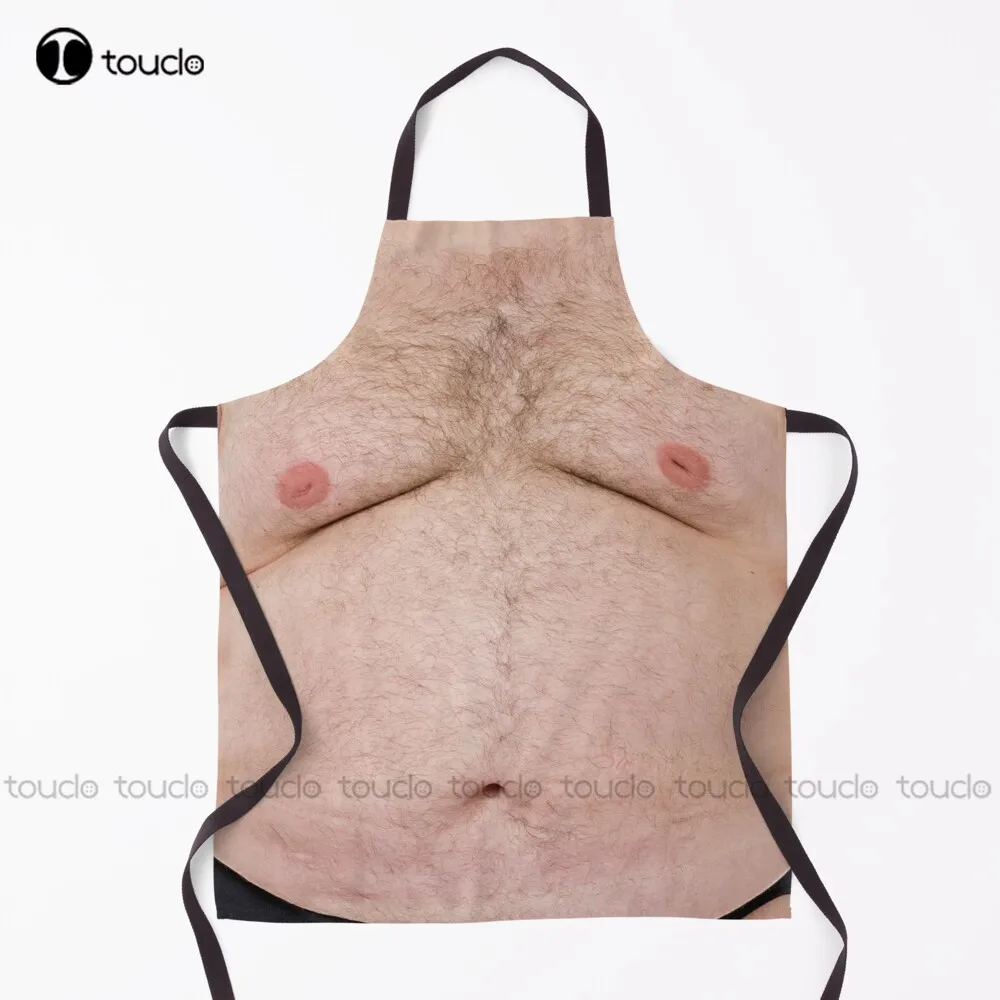 New Hairy Belly Fat Is Beautiful Chubby Man Chest Hair Apron Grill Aprons For Men Women Unisex Aldult Apron