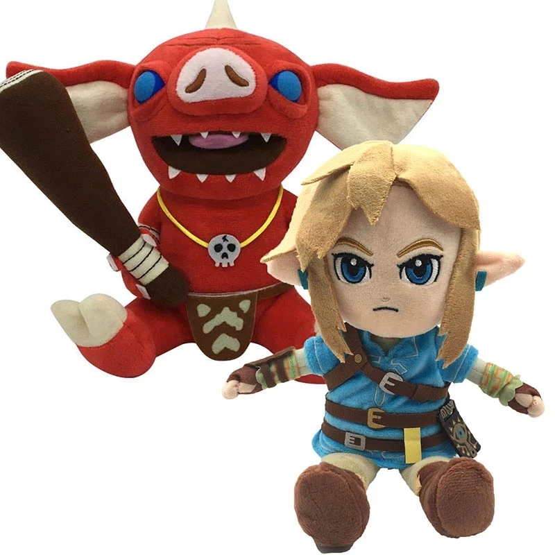 

New Arrival 28cm Zelda Plush Toys Cartoon Link Boy With Sword Soft Stuffed Doll for Kids Best Gif