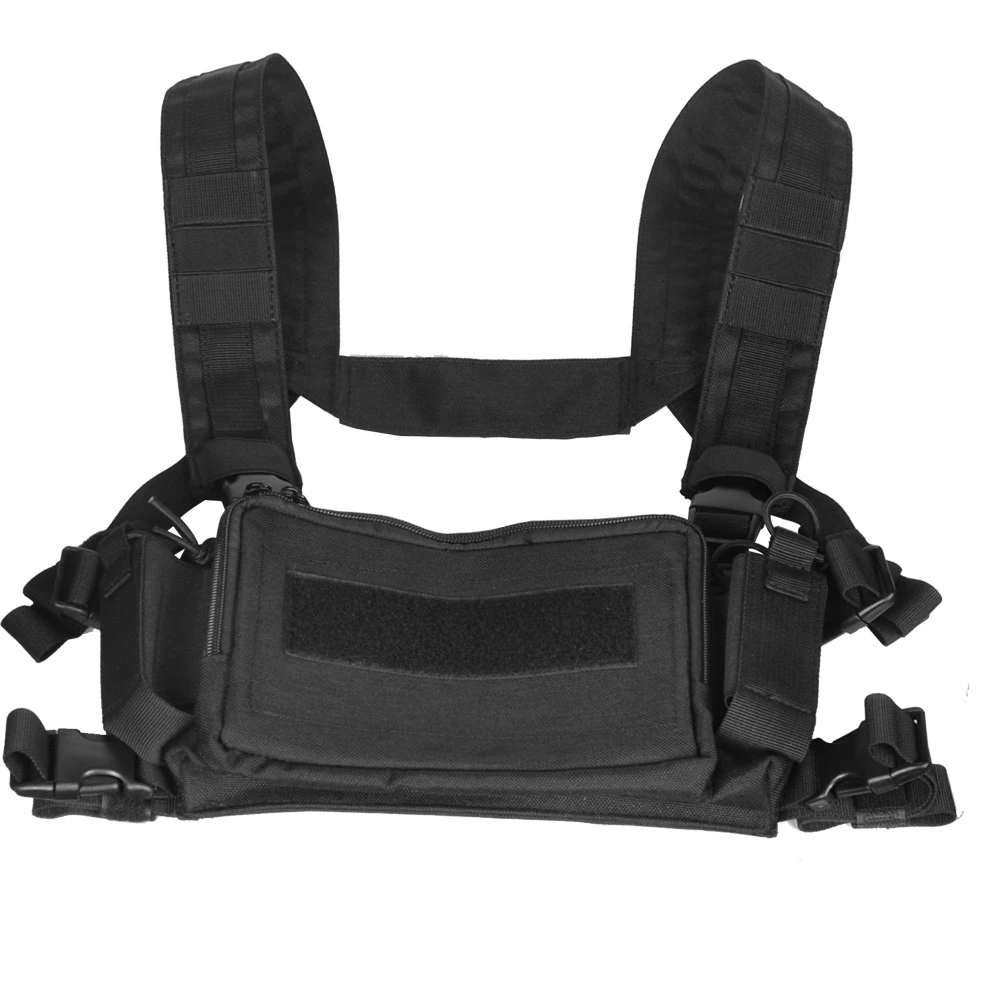 Tactical Chest Rig H-harness Carrier Armor Rifle Pistol Vest 5.56 Magazine Pouch Insert CRX Hunting Airsoft Accessory Men