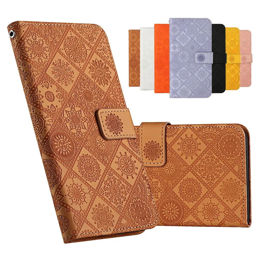 National Pattern Flip Walle Leather Phone Case For Xiaomi Redmi Note 10 10S 9 9T 9S Pro 9A 9C 8 8T 8A Holder Stand Book Cover