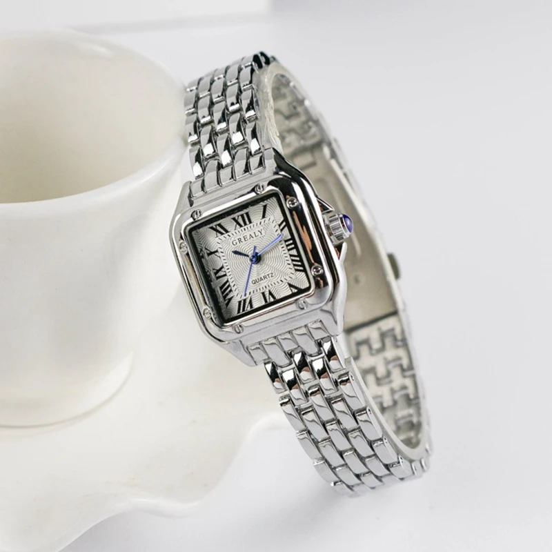 Watches Steel 2021 Brand Classic Simple Damski Ladies Silver