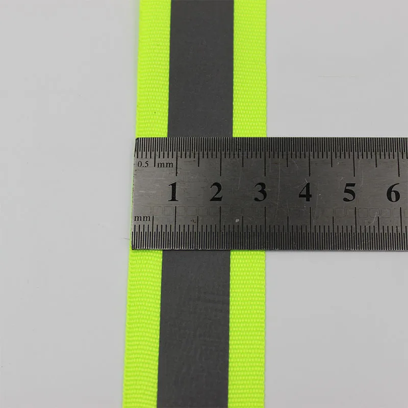 100 Meters Reflective Strips Cloth Reflective Fabric Sewing Tape ,3cm *1.5cm width Reflection Warning ribbon Material