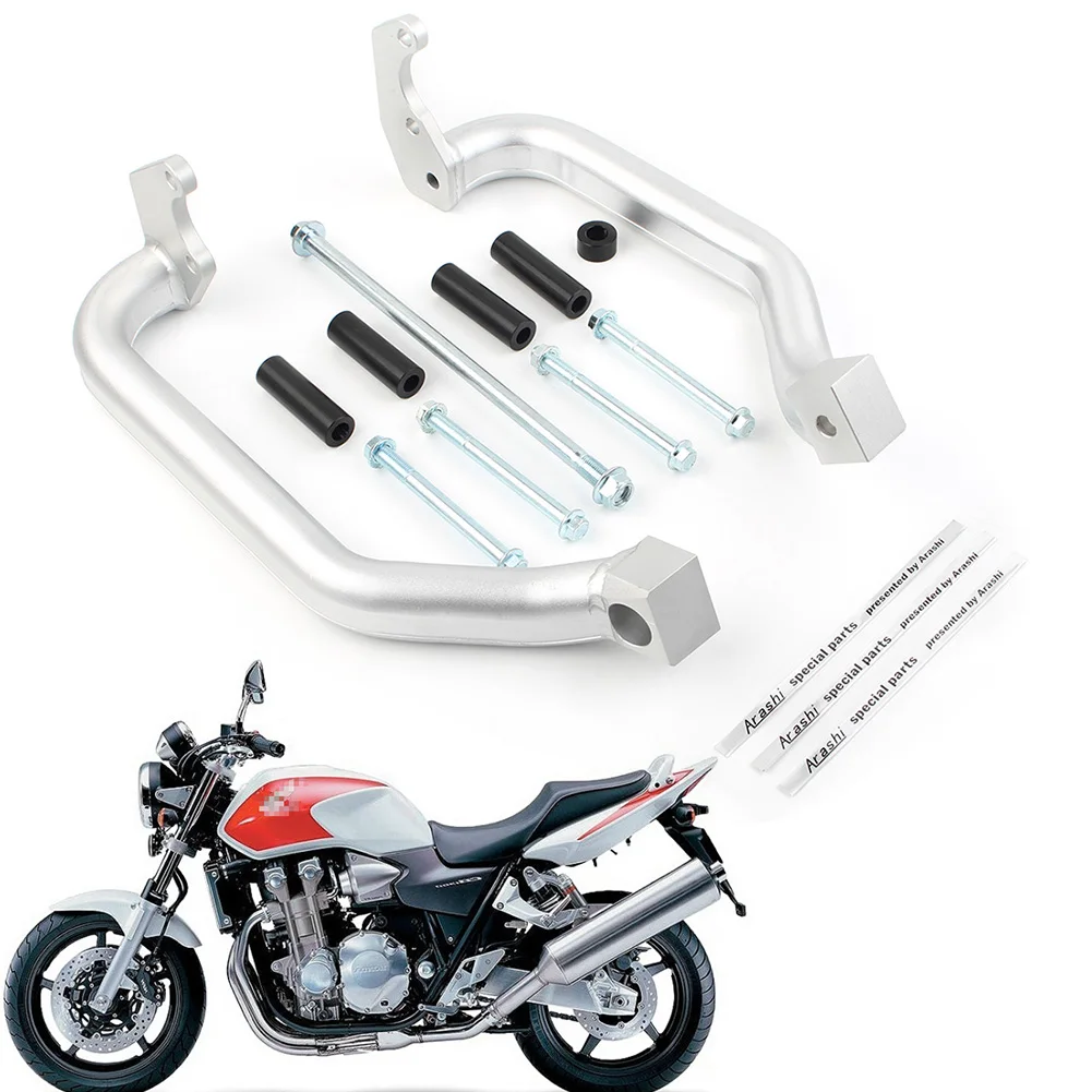 

Aluminum Silver Motorcycle Highway Engine Guard Crash Bar Protector for Honda CB 1300 2003 2004 2005 2006 2007 2008 2009 2010