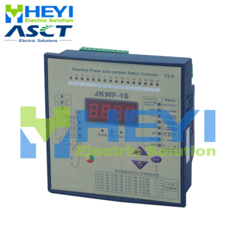 Reactive power automatic compensation controller JKWF-16 16steps 220V reactive power compensation controller