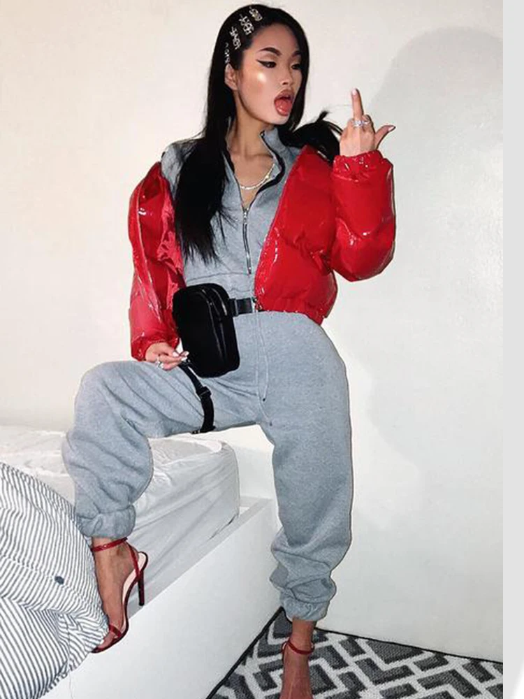 Next Level Harness Fanny Pack Red Black Leg Bag Women waist pack Pu Leather Belt Bag Bum Bags Money Belt Waist Pouch Fashion
