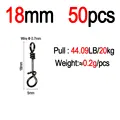 18 mm  50 piezas