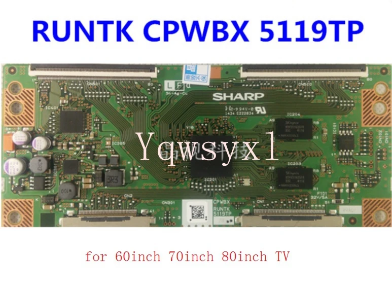 

Original logic Board RUNTK CPWBX 5119TP TCON Board for Sharp Logic board for TV 60inch 70inch 80inch Repair replacement