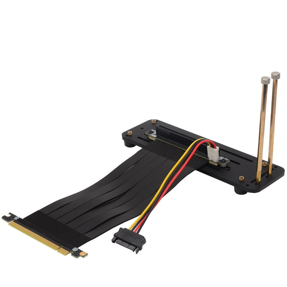 

Вертикальный удлинительный кабель для видеокарты PCIe 3.0 16x X16, базовая плата графического процессора для RTX 3090 3060 3070 3080 2060 ETH Mining