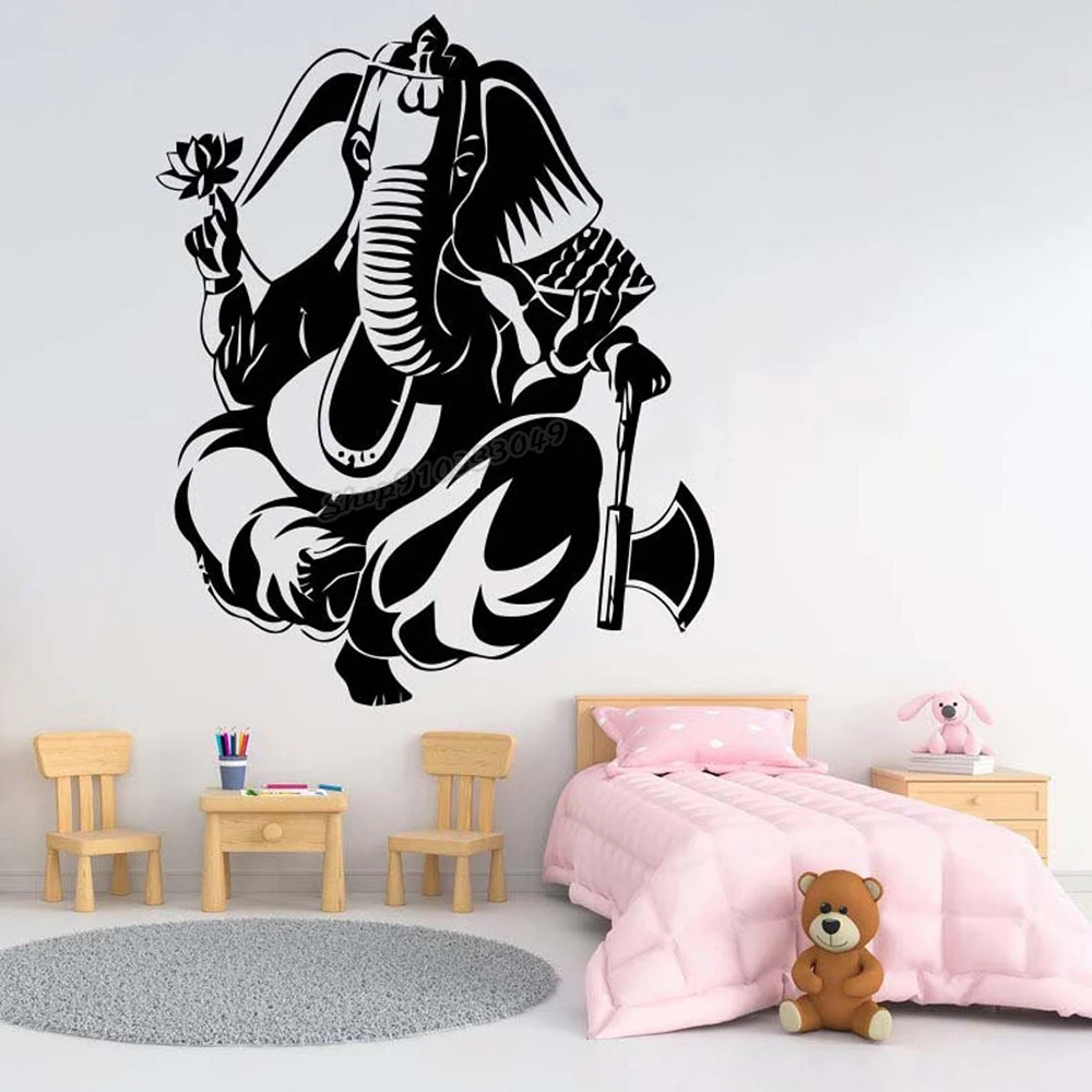 Elephant decal Bishop Wall decal Forest giant Savannah giant Pachyderm Mammal Baby elephant Wall Sticker Vinyl Room Decor C951