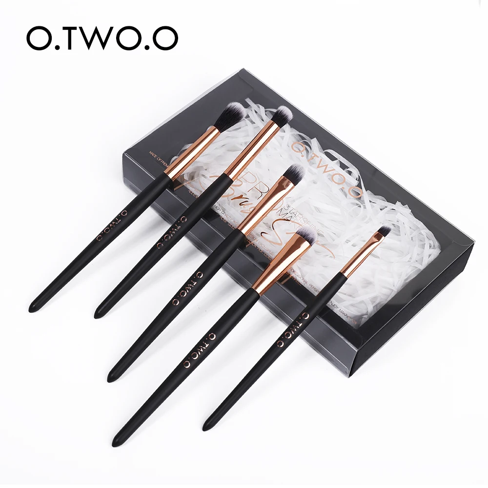 O.TWO.O 5Pcs Makeup Brushes Set Mutifunctional Beauty Tool  Cosmetic Eye s Make Up Brush With Gift Box