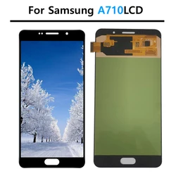 Tested LCD Screen For Samsung Galaxy A7 2016 A710 LCD A710F A710M A710Y LCD Display Touch Screen Digitizer Assembly Assembly