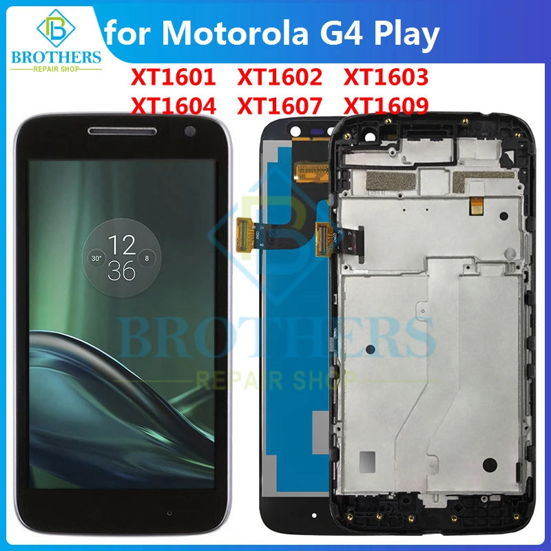 For Motorola Moto G4 Play LCD Display Touch Screen Digitizer ForG4Play XT1601 XT1602 XT1603 XT1604 XT1607 XT1609 Phone Parts TOP