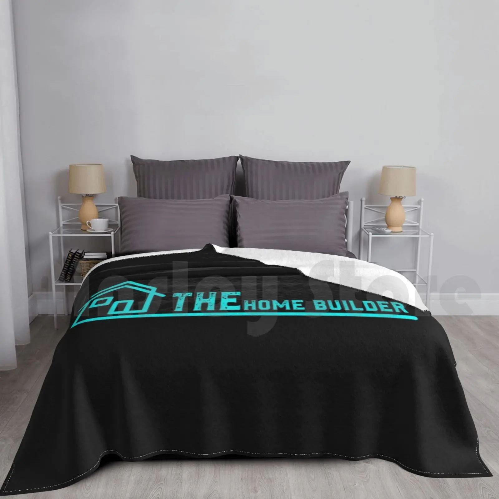 The Home Builder Blanket Super Soft Warm Light Thin Builders Topping Out Ceremony Builder House Building Construction