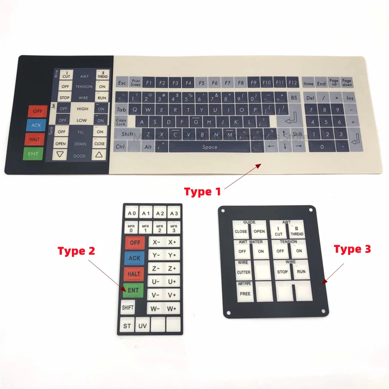 

Sodick Operation panel Keyboard mask Control panel Button film Hand control box film for Sodick EDM Machine AG AQ ANL LS